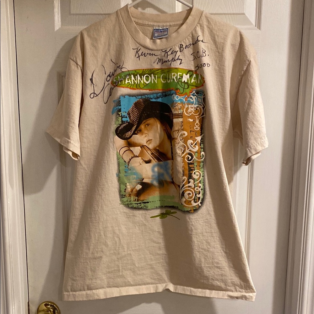 Shannon Curfman Blues Music Graphic T-Shirt Cream XL